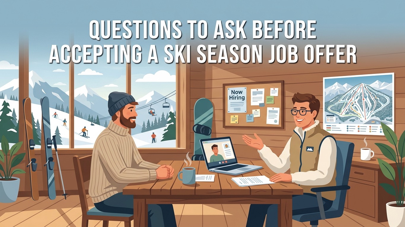 Questions to ask before accepting a ski season job offer
